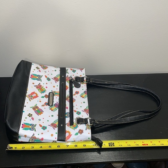Stone Mountain Accessories White and Black Owl Tote - Picture 13 of 16